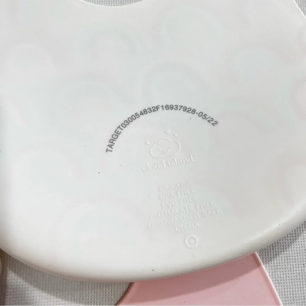 Silicone Bibs 3pk Rainbows Happy Little One Cloud Island